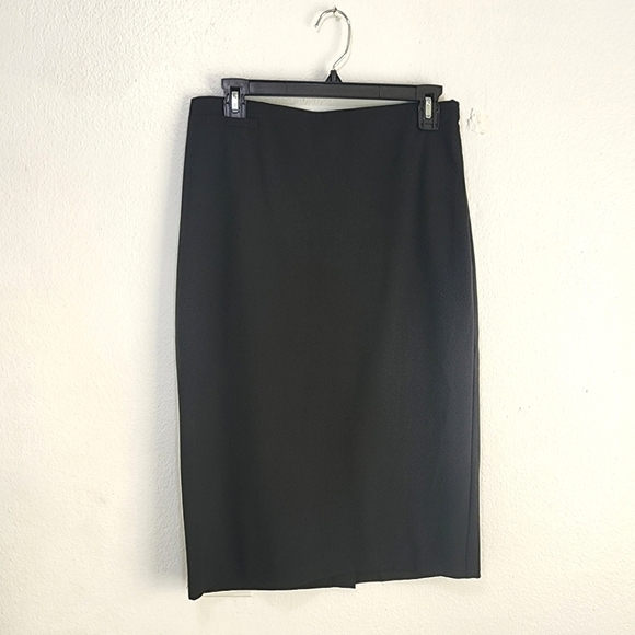 Eileen Fisher | Black Midi Skirt, size‎ Small - Picture 1 of 5